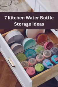 Kitchen Water Bottle Storage Ideas