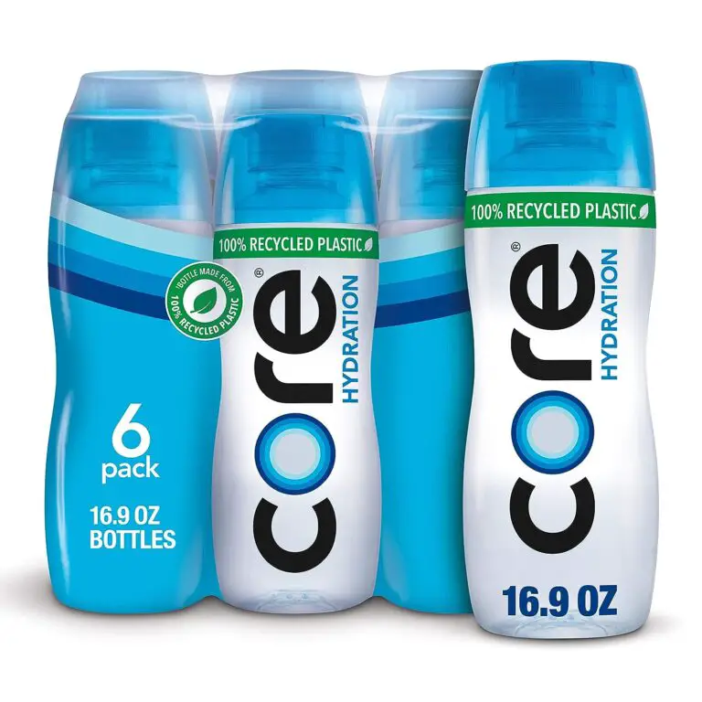 Core Water Ingredients Nutrition Facts