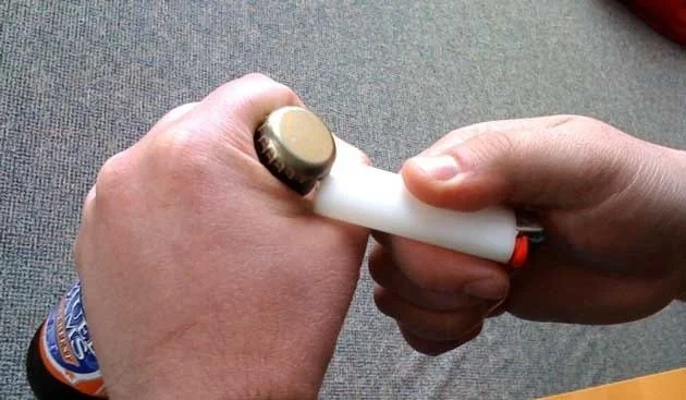 How To Open Bottle With Lighter