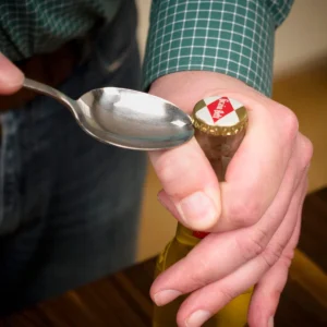 How To Open A Bottle With A Spoon